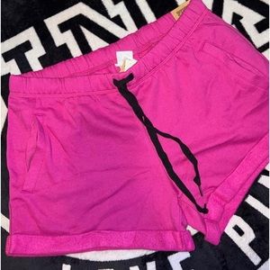 NWT PINK boyfriend shorts super cute nwt size large